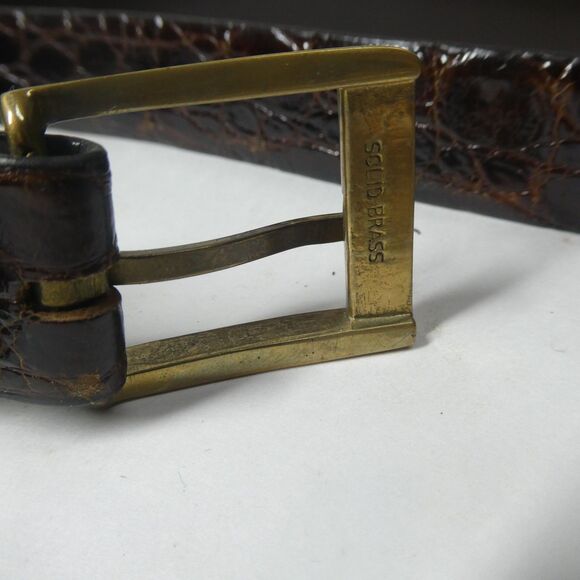 Bechelli Belt Genuine Alligator Steerhide Lined 32 1\